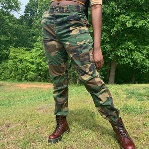 High waisted Camo pants